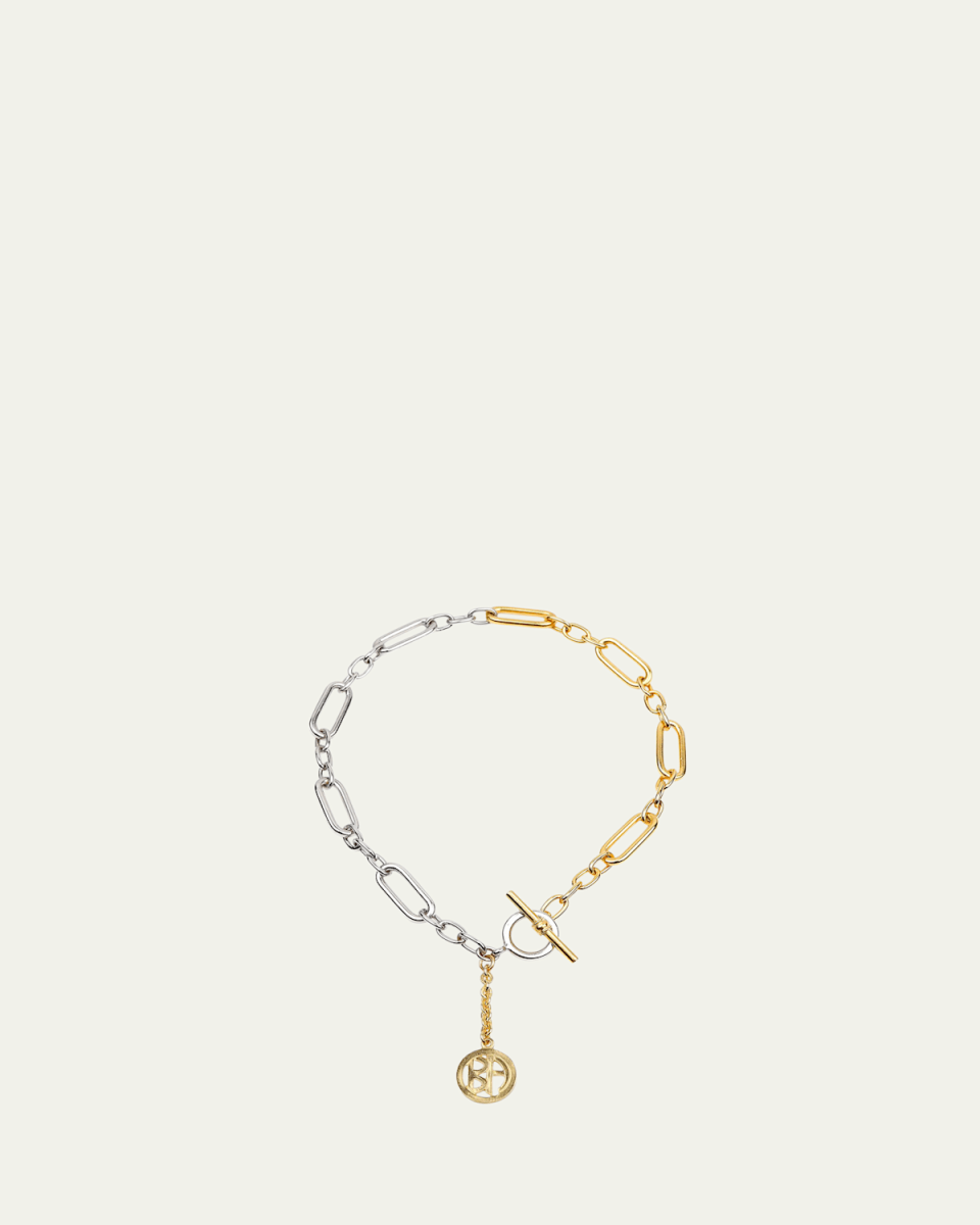 Two-Tone Chain Link Necklace
